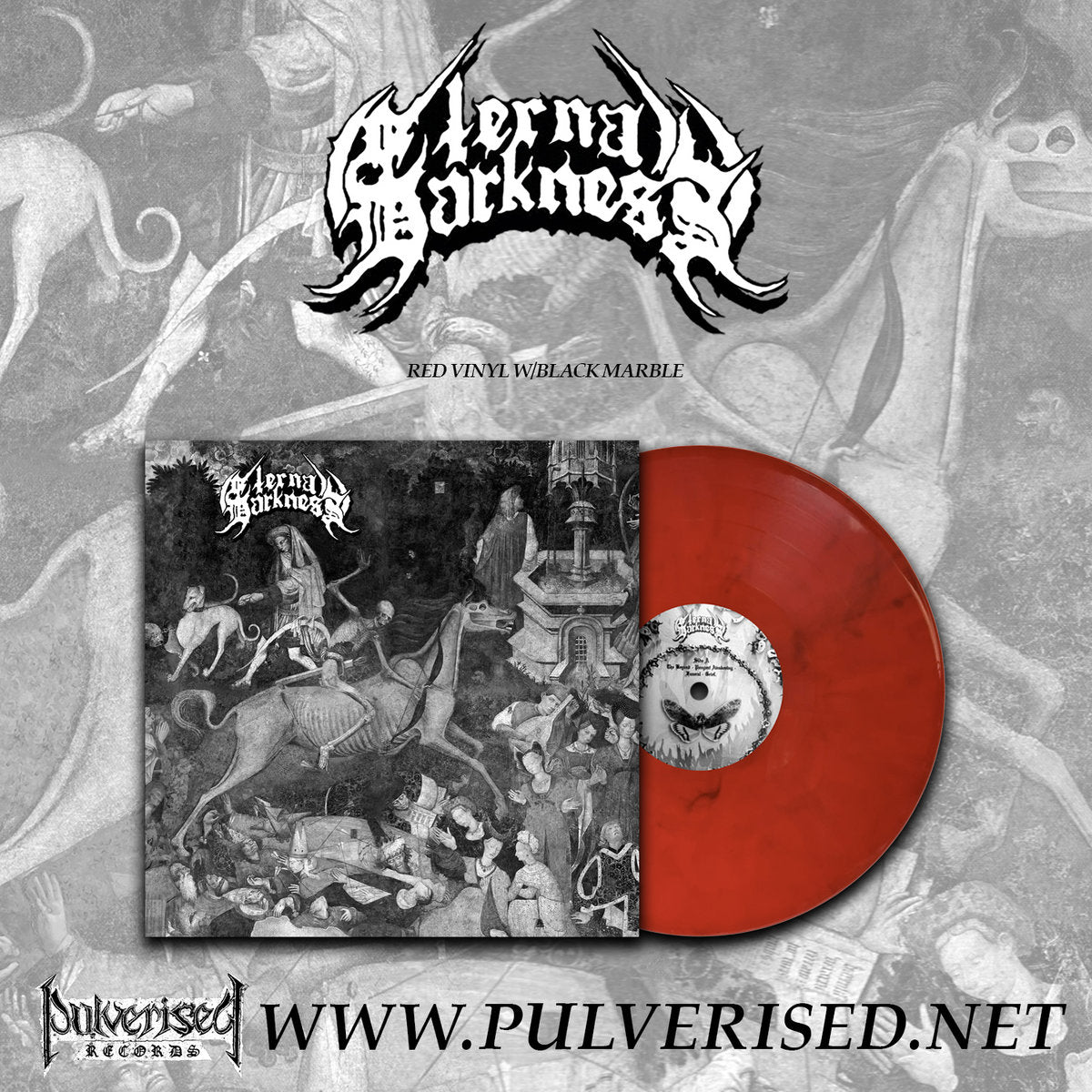 Eternal Darkness "Eternal Darkness" 12" - Red Vinyl with Black Marble