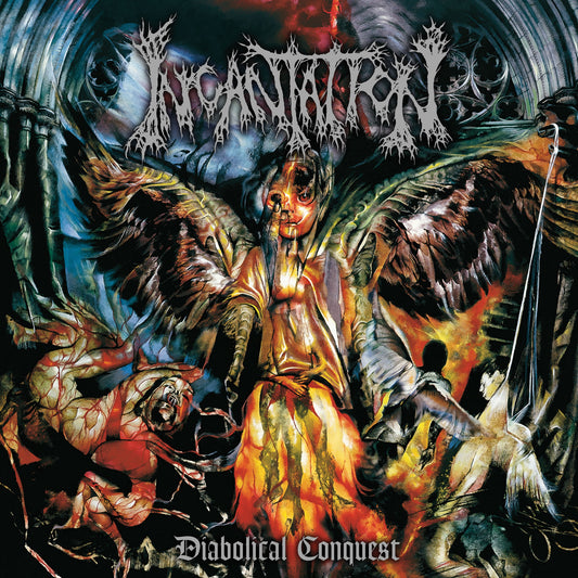 Incantation "Diabolical Conquest" 12" Aqua Blue