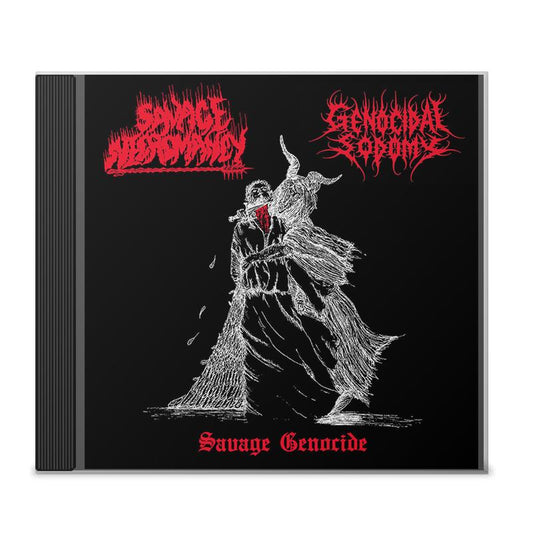 SAVAGE NECROMANCY/ GENOCIDAL SODOMY "SAVAGE GENOCIDE" CD