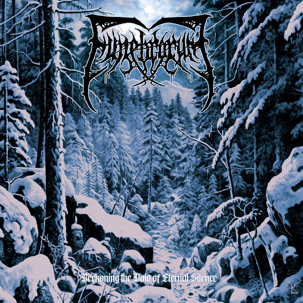 FUNEBRARUM "Beckoning The Void Of Eternal Silence" 12" Black Grey Swirl Vinyl