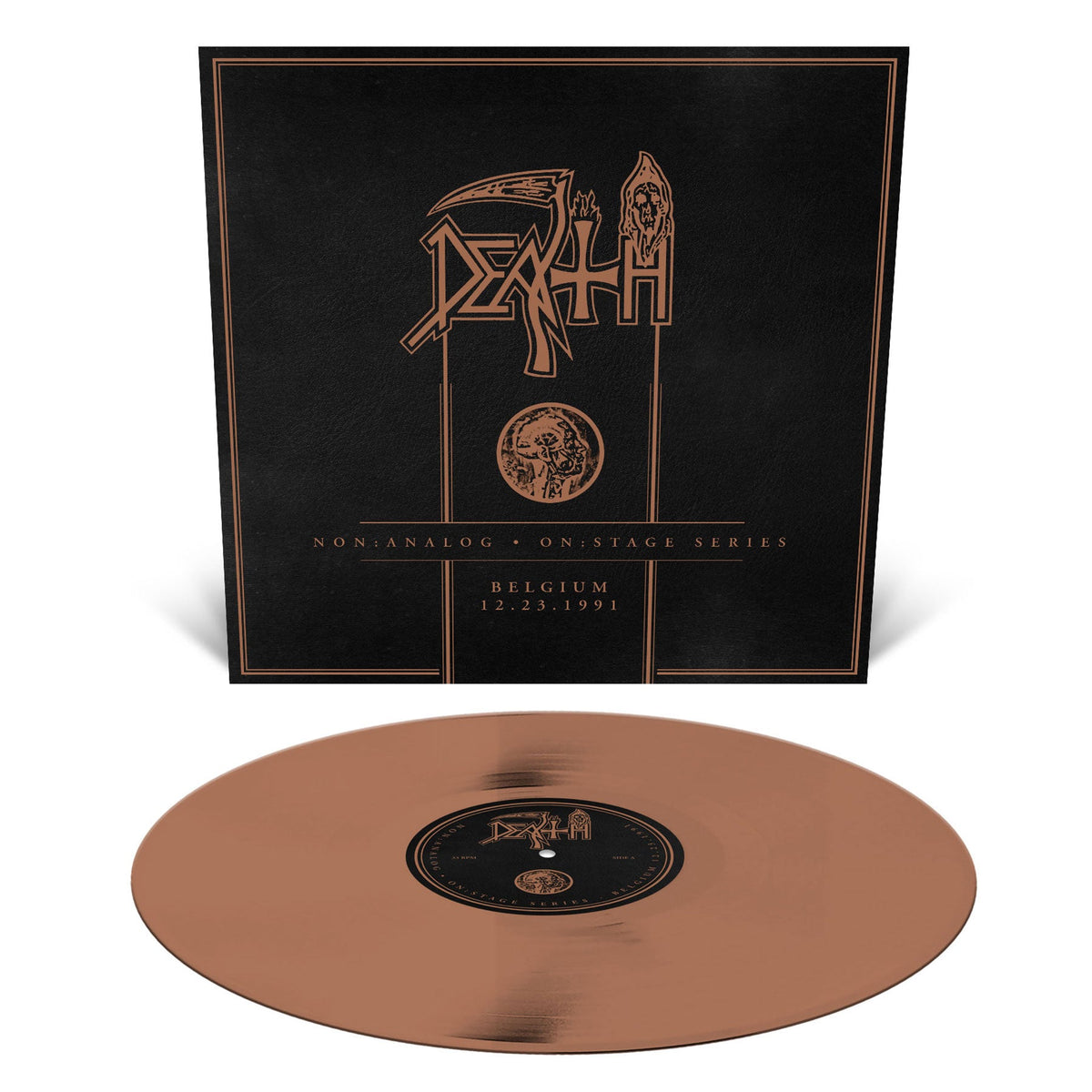 Death "Non:Analog - On:Stage Series - Belgium 12-23-1991" 12" Bronze