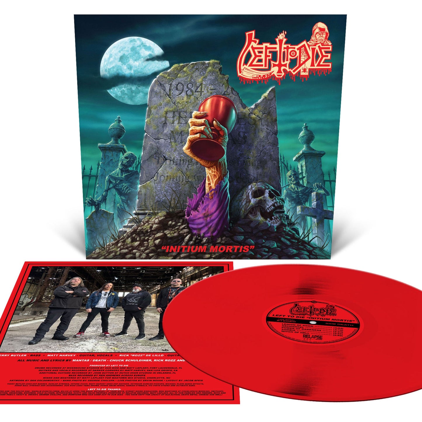Left To Die "Initium Mortis" 12"  Blood Red